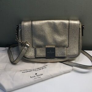 Kate Spade Metallic Gold Crossbody Bag